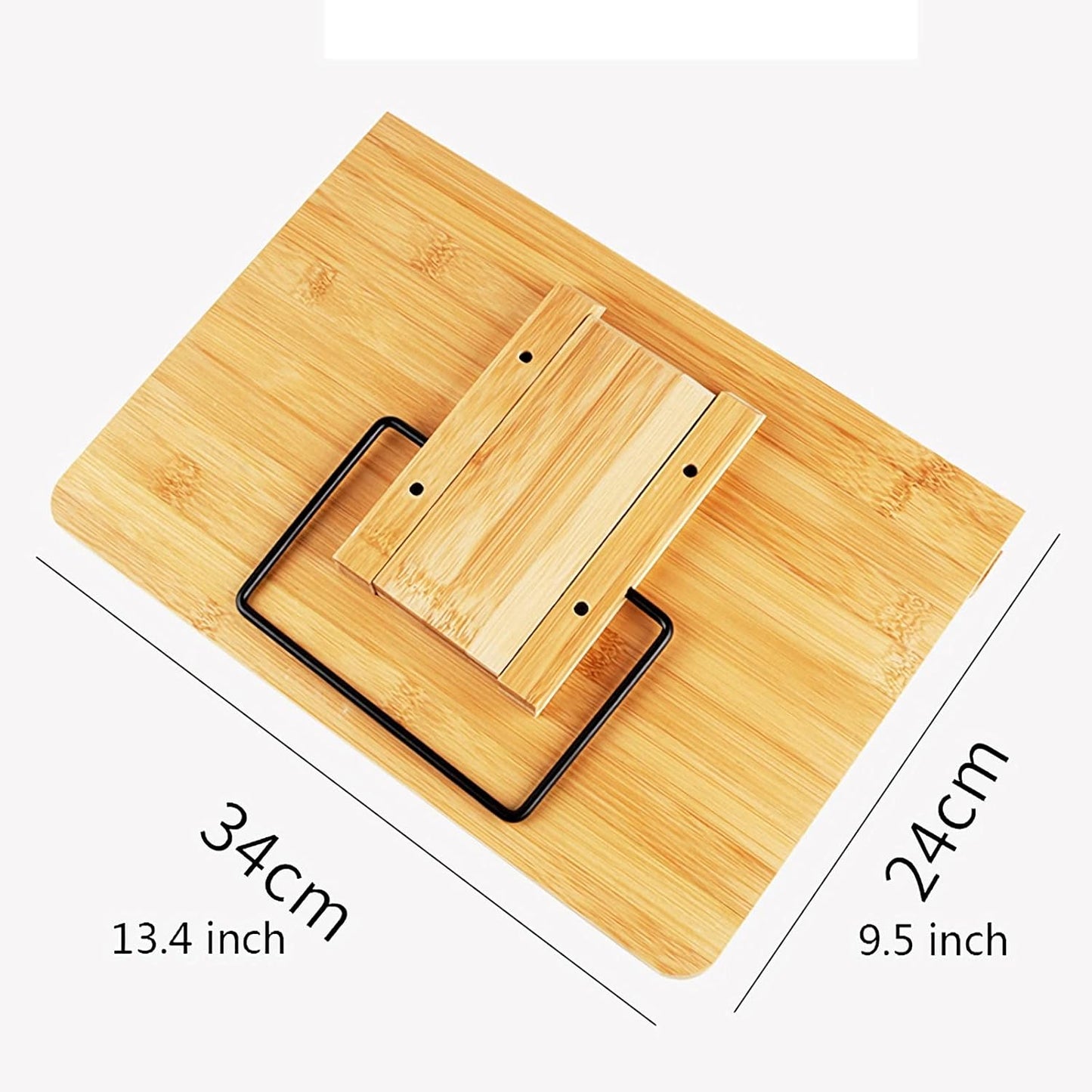 Book Stand Foldable Book Stand with Adjustable Height Reading Stands Portable Book Holder Tray for Tablet Laptop Cell Phone Recipe Textbook (Size : L-Large) ()