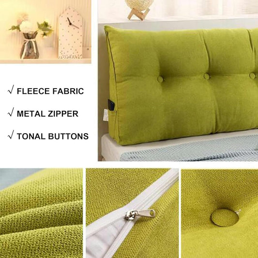 FLTRGO Triangular Reading Bed Rest Pillow Large Bolster Cushion Headboard Backrest Wedge Pillow Adult Shoulder Lumbar Support for Dorm Room Daybed Full Size