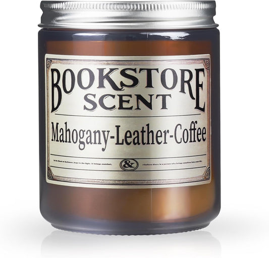 Book Lover Candle, Inspired Gift Ideas for Readers, Birthday, Book Themed Reading Gifts for Women, Bookworm, Librarian, Men 8 Oz