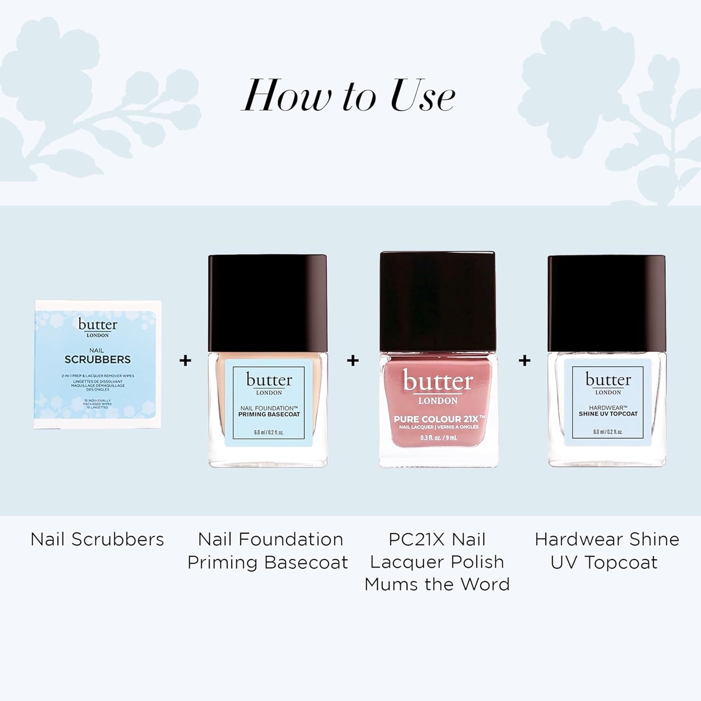 Butter LONDON Nail Polish Remover Pads, Nail Scrubbers - 2-in-1 Prep & Lacquer Remover Nail Wipes - Travel-Friendly Gel Fingernail Polish Remover - Cruelty-Free, Paraben-Free & Gluten-Free