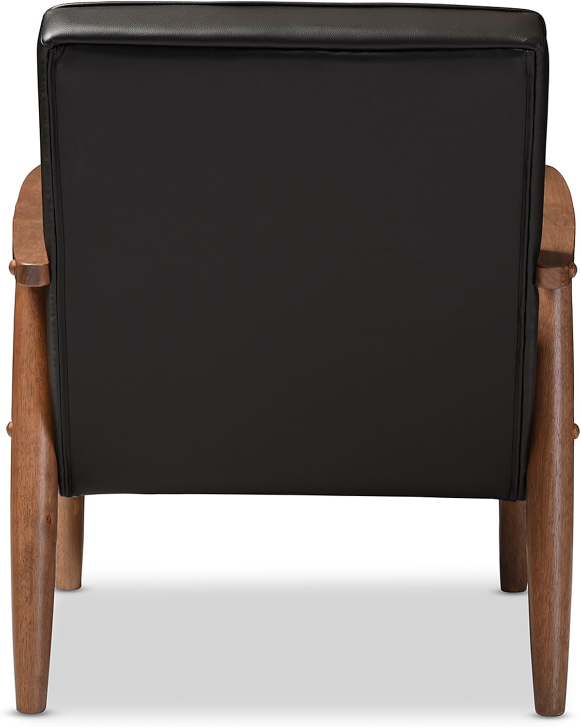 Baxton Studio BBT8013-Black Chair armchairs,Wood, Black