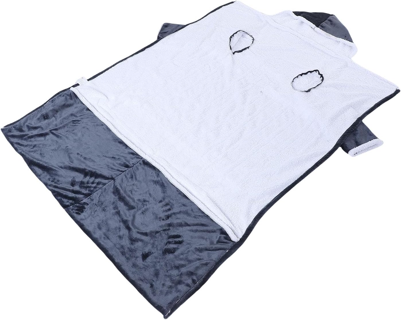 ZJchao Heated Blanket with Sleeves Hood and Foot Pocket Electric Wearable Blanket 10 Heating Levels 3 Timer Settings for Home Office Sofa Bed Flannel Material 50x70 Inches (JP Plug 110V)