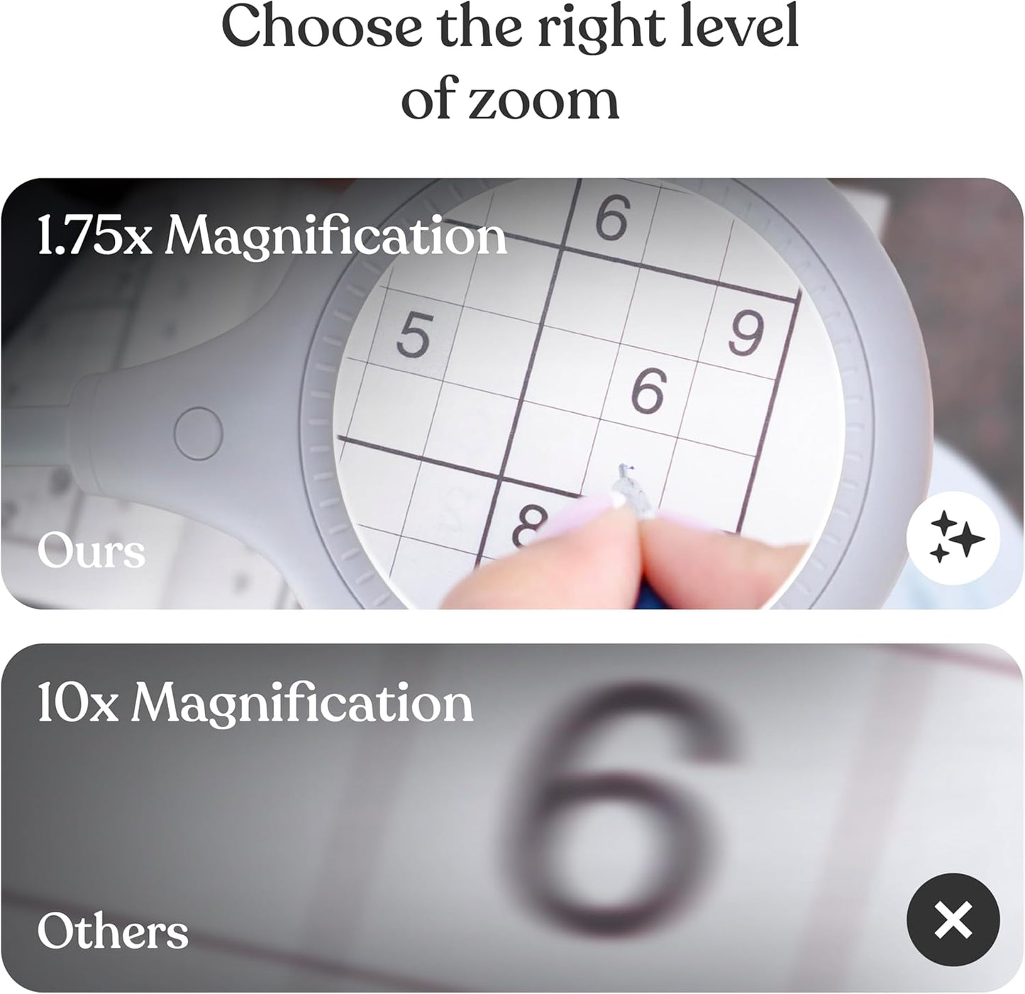 Brightech LightView Flex Magnifying Desk Lamp with Clamp, 1.75X Light Magnifier, Adjustable Magnifying Glass with Light for Crafts, Reading, Close Work