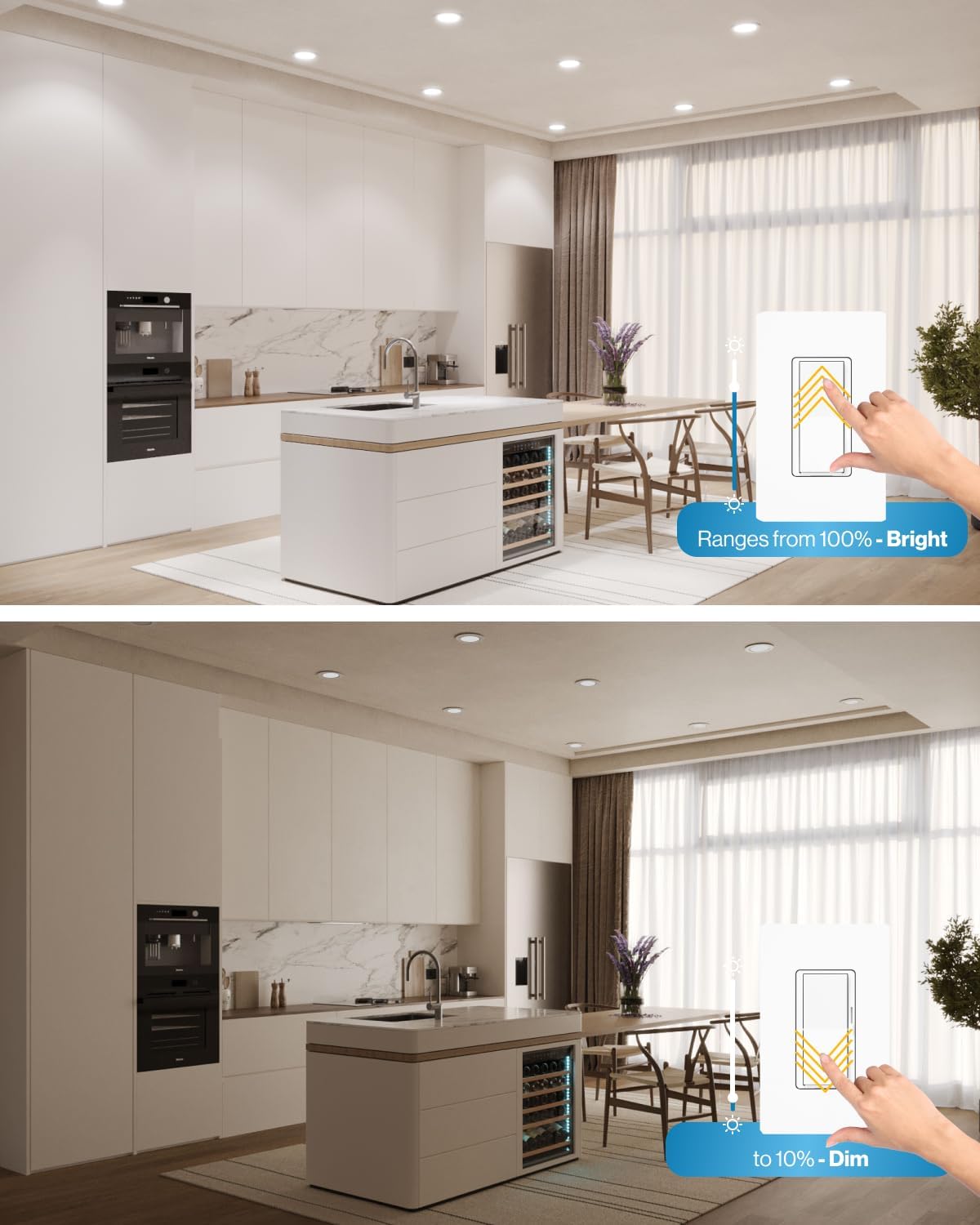 Sunco 24 Pack Recessed Lighting 6 Inch LED, Canless Ceiling Lights Slim with Junction Box, 850 LM, 14W (100W Equivalent), 6000K Daylight Deluxe, Dimmable, Wafer Thin, 50000 Lifetime Hours ETL.
