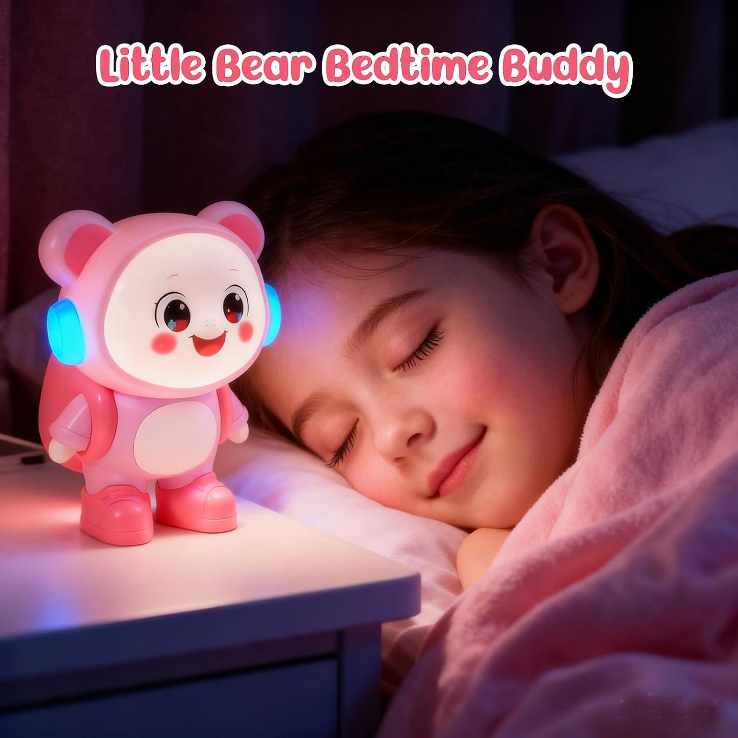 Story Projector for Kids – Bedtime Storytelling Projector with Clear Images & Adjustable Sound,Durable Early Learning Storybook Toy, Soft Night Light, Birthday Gifts for Boys & Girls Ages 2–6