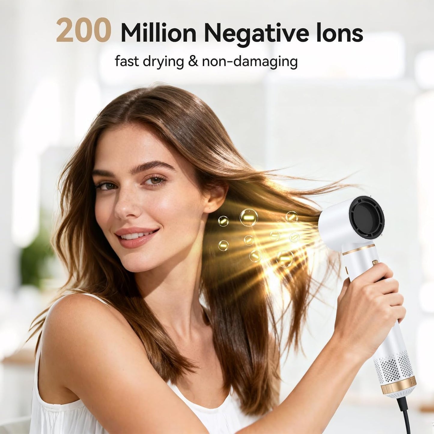Blow Dryer Brush 5 in 1: Ionic Hot Air Styler Hair Dryer Brush Blow Dryer Set for Curling Volumizing Straightening Styling