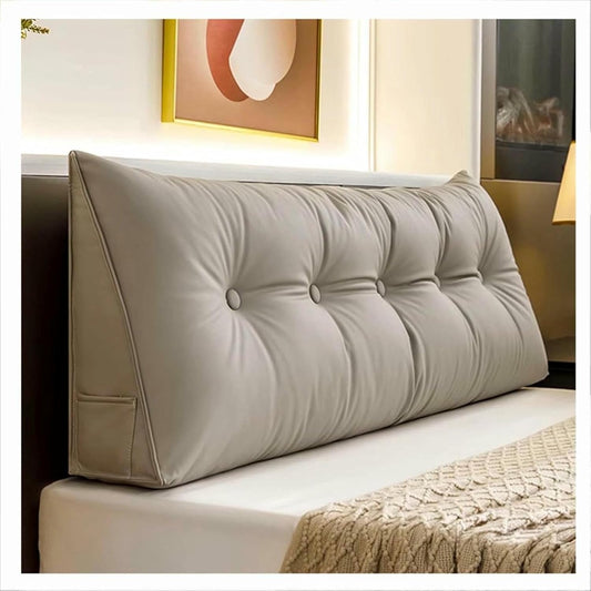 Headboard Bolster Reading Pillow, Backrest Positioning Support Pillow, Relaxed and Comfortable, for Day Bed Bunk Bed with Removable Cover