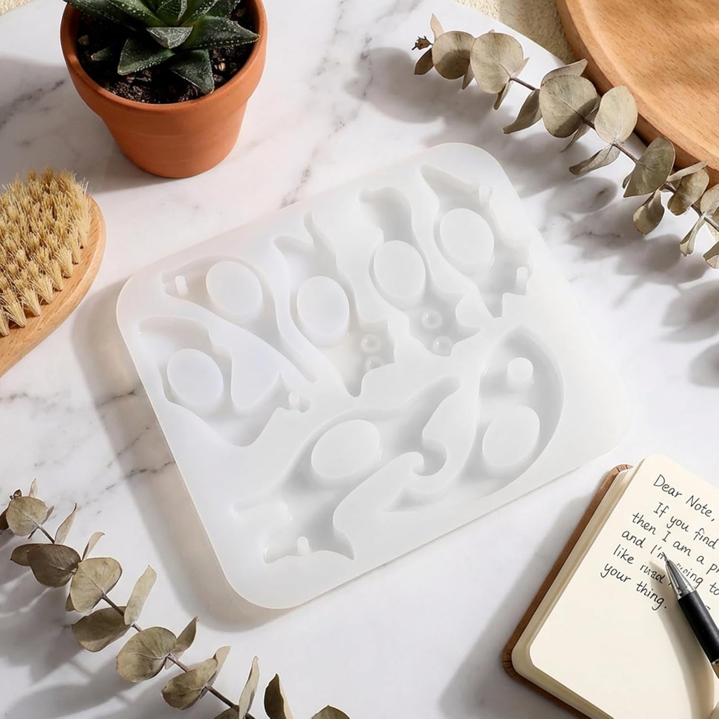 Thumb Book Page Holder Resin Mold, Book Page Holder Mold Reusable Bookmark Molds Handmade Thumb Bookmark Casting Molds for DIY Reading Accessory for BookLovers Readers Students
