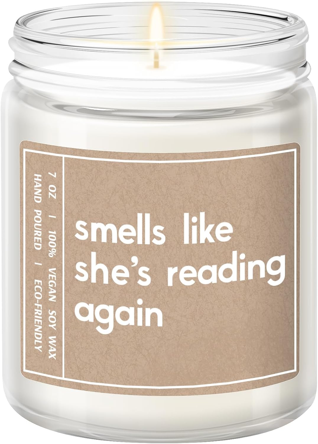 Gifts for Book Lovers, Readers - Best Friend Birthday Present - Book Lovers, Bookish, Funny Gifts for Women - Lavender Scented Candle