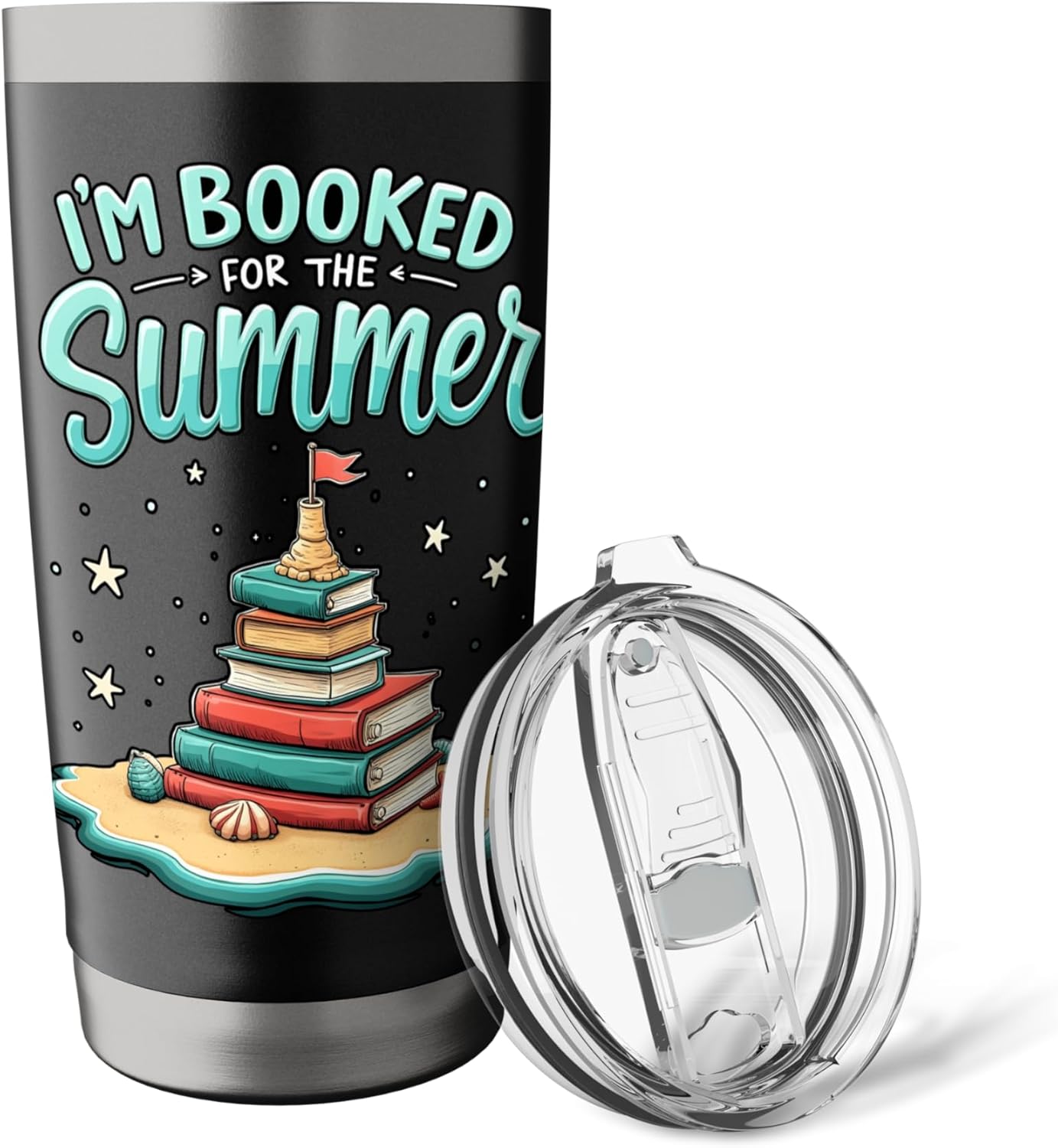 I'm Booked for the Summer Relaxing in Nature Reading Stainless Steel Insulated Tumbler
