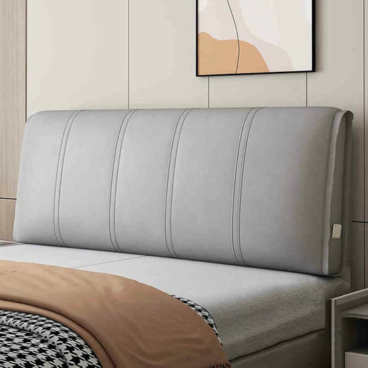 Camel,Straps/59x23x4In,Wedge Bedside Cushion Solid Color Headboard Pillow Large Backrest Rectangle Headboard Upholstered Lumbar Support Cushion for Bunk Bed Daybed