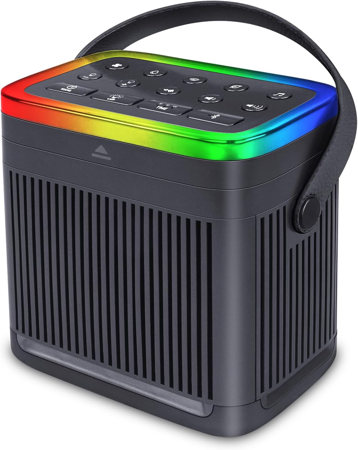 White Noise Sound Machine for Sleep, Portable Noise Sound Machines with 7 Colors Night Lights, 70 Soothing Sounds Bluetooth Speaker Memory Function Brown Noise for Baby Kids Adult & Home Office Travel