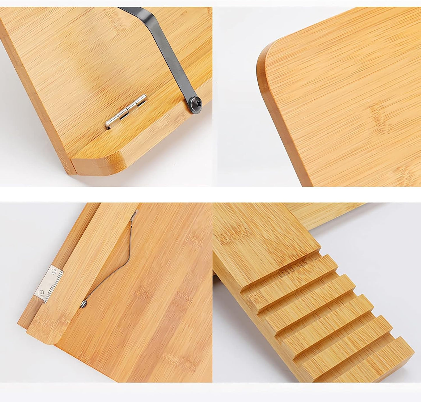 Book Stand Book Stand with Clip Reading Stand for Desk Adjustable Foldable Cookbook Recipe Textbooks Document Holder for Kitchen Library (Size : L-Large) ()