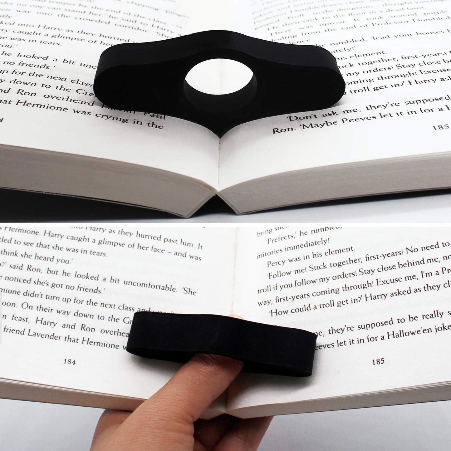 Soft Book Page Holder No Thumb Fatigue Thumb Bookmark Page Holders for Readers, Book Lovers,Bookworms,Teachers, and Literary Presents (Small-0.86'')