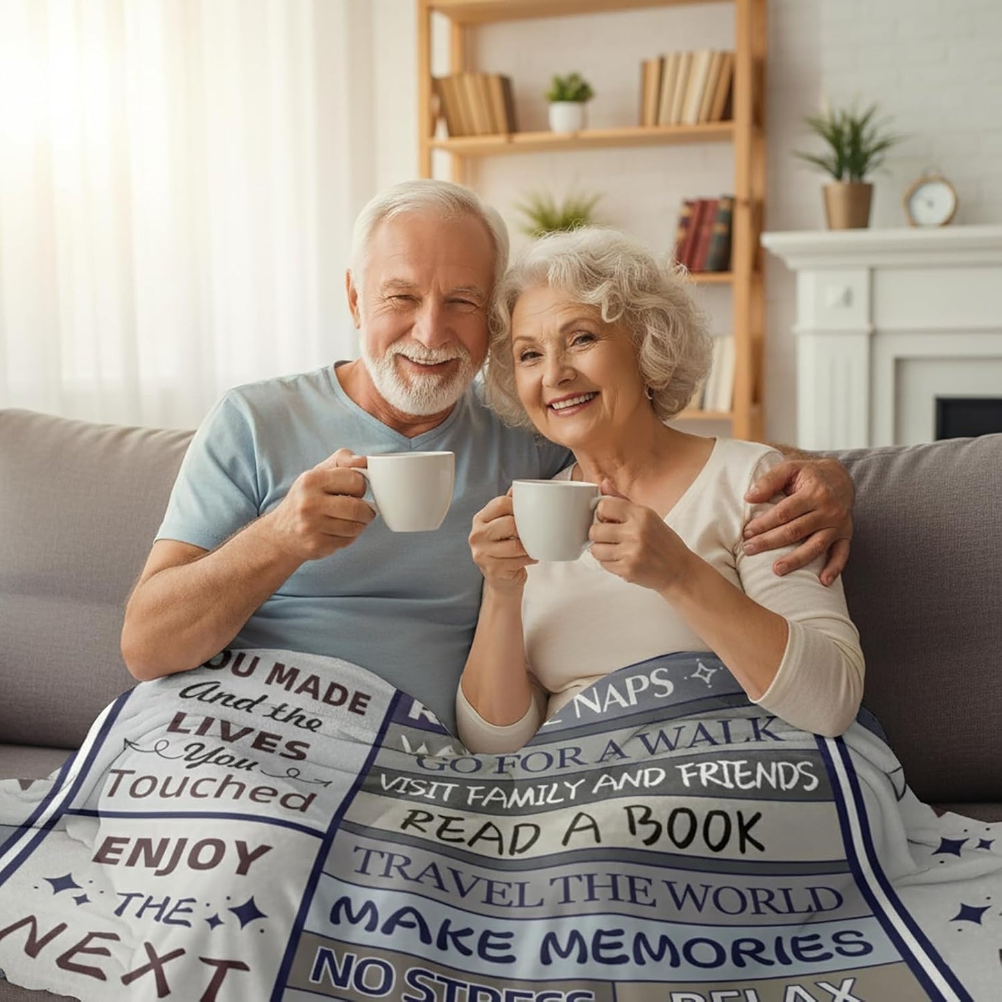 Retirement Gift for Men, Best Gifts for Retirement Men, Happy Retirement Gifts Ideas, Funny Farewell Presents for Coworker/Teacher/Dad, Retirement Party Decorations Blanket 50"X60" (Blue, 50"x60")