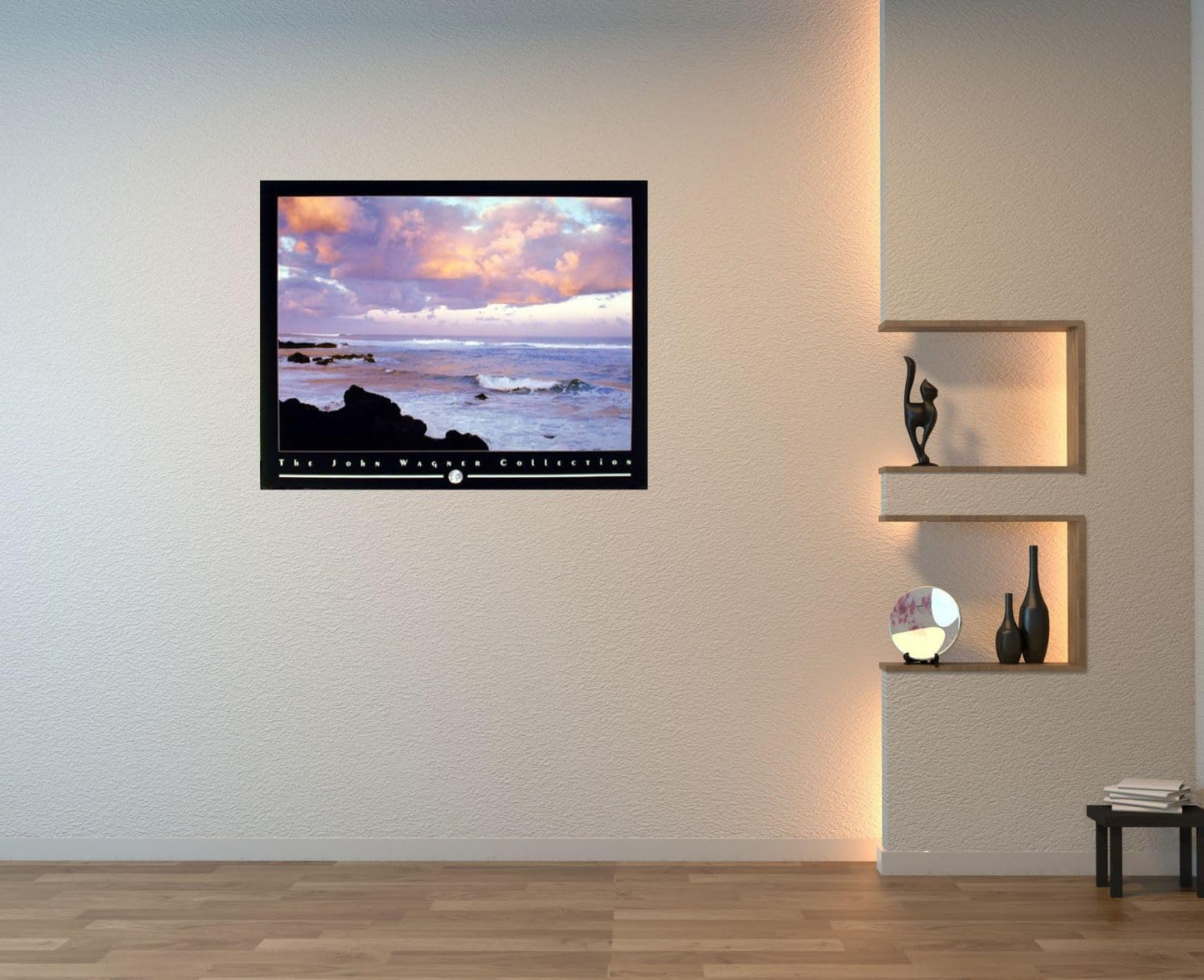 Impact Posters Gallery Purple Coastal Mood Sunrise Ocean Scenic Nature Landscape Wall Decor Art Print Poster (16x20)