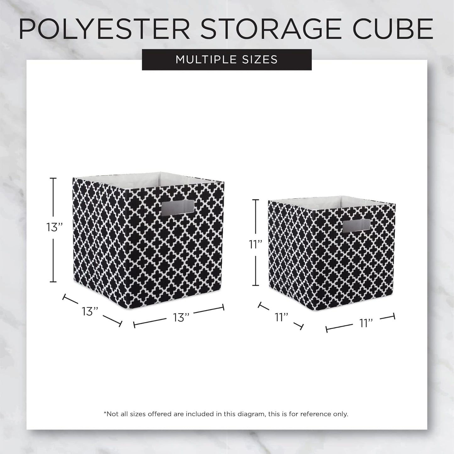 DII Collapsible Polyester Storage Cube, Solid, Lightweight and Durable, Small Square, 11x11x11, Robin's Egg Blue
