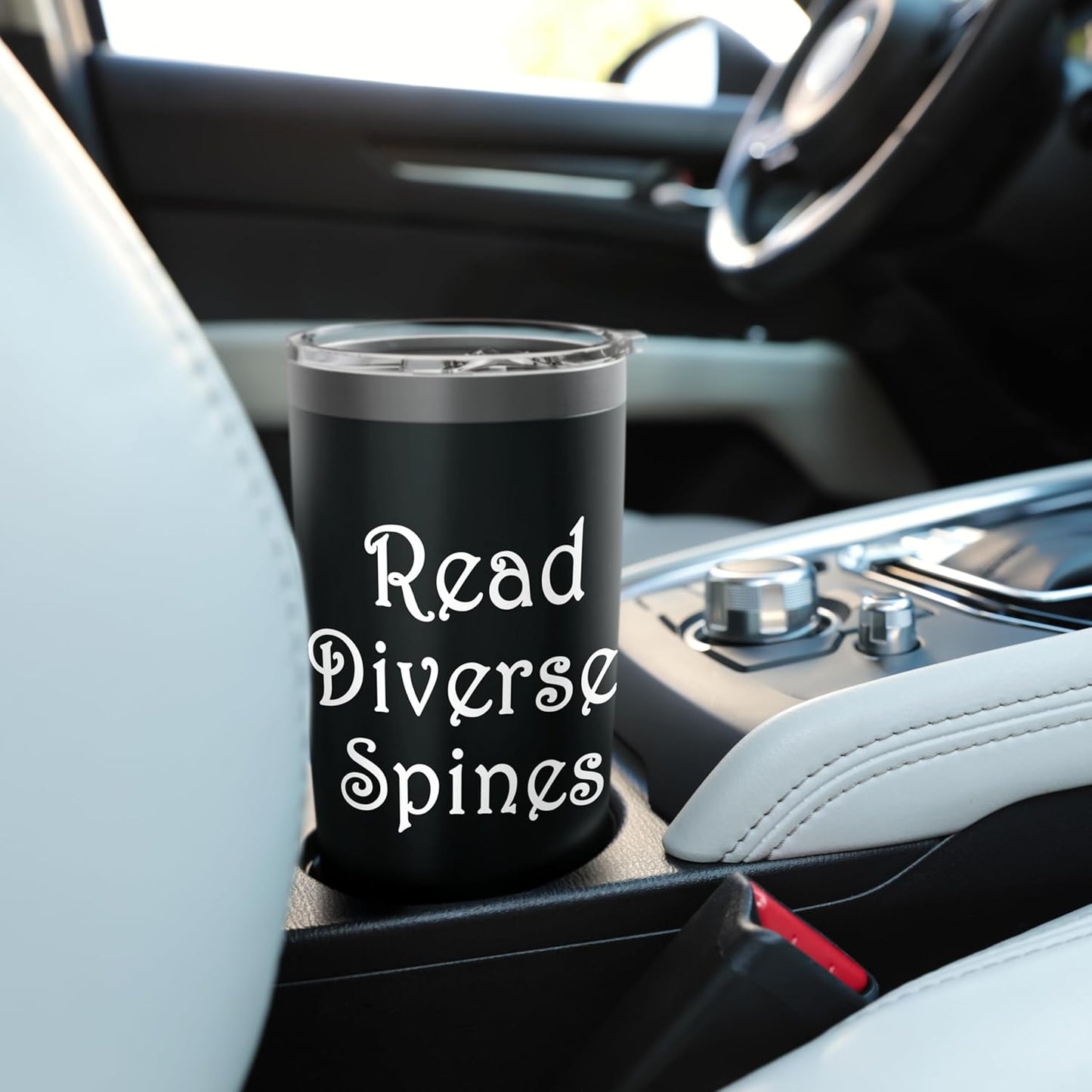 Read Diverse Books Motivational Inspirational Bookworm Love Stainless Steel Insulated Tumbler