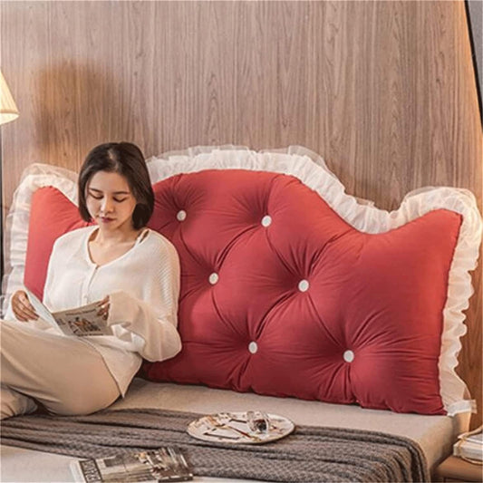 Large Headboard Pillow,Reading Pillow Bolster Backrest Pillow Wedge Positioning Support Pillow(Size:150x15x70cm(59x78x276''),Color:A)