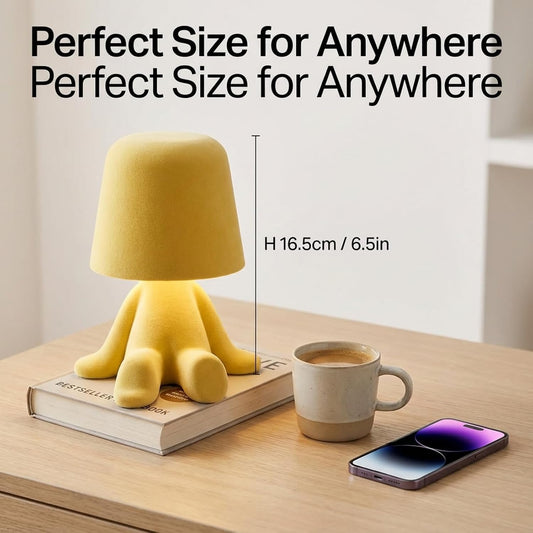 Bedside Touch Control Table Lamp, Golden Decor Thinker Statue LED Table Lamp With USB Port, 3 Way Dimmable Modern Night Light Nightstand Lamp For Home Living Room Office Shelf Decor (yellow-D)
