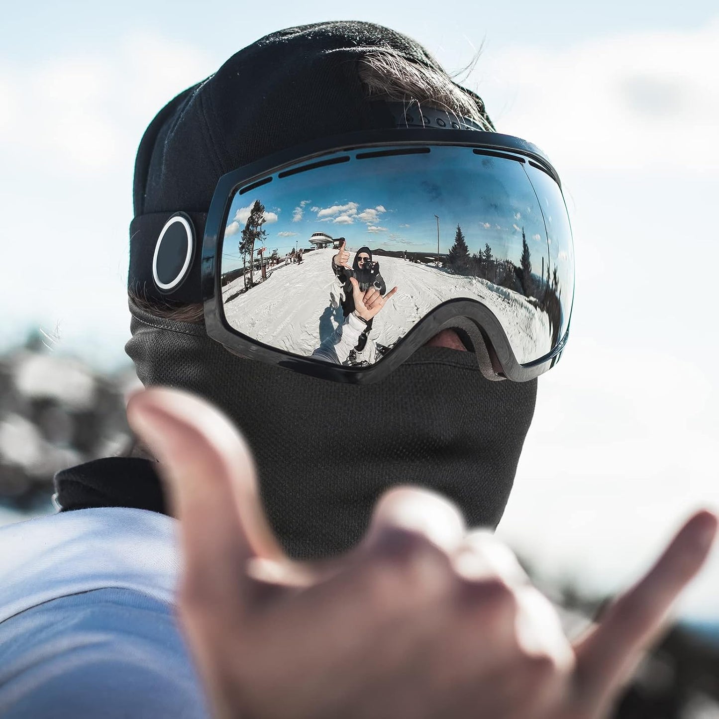 Achiou Ski Mask for Men Women, Balaclava Face Cover, Shiesty Mask UV Protector Lightweight for Motorcycle Snowboard