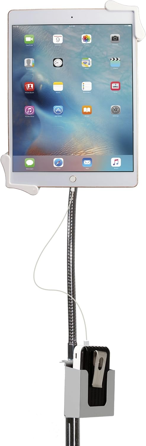 CTA Digital Heavy-Duty Gooseneck Floor Stand for iPad/Tablet (CTAPADHFS)(PAD-HFS)