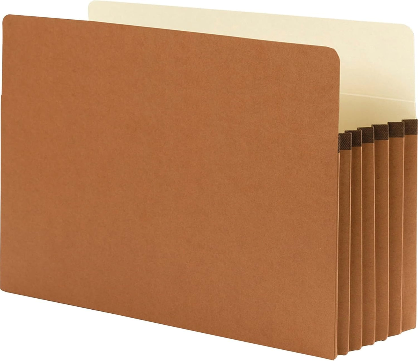 Smead File Pocket, Straight-Cut Tab, 5-1/4" Expansion, Legal Size, Redrope, 10 per Box (74234)