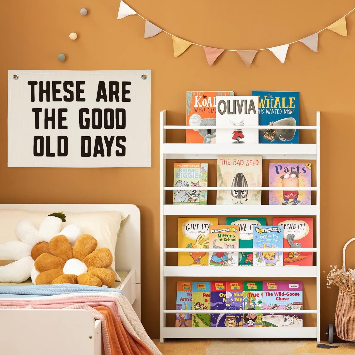 Kid Room Decor These Are The Good Old Days Canvas Banner,Banners for Room,Nursery Decor Inspirational Wall Decor Motivational Posters for Dorm Wall Decor Living Room Banner 30x20 Inch