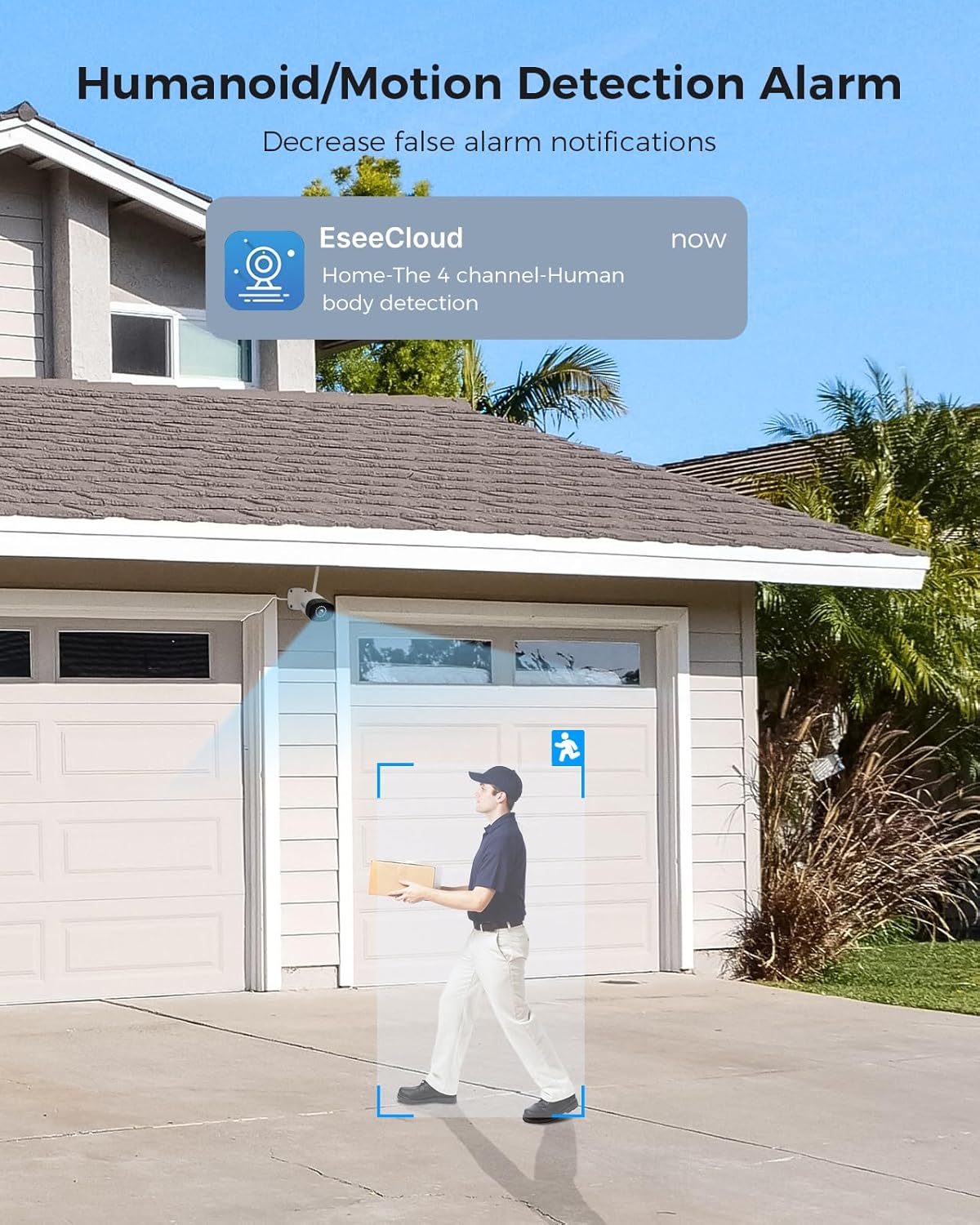 Hiseeu Wireless Security Camera System Outdoor, 3MP WiFi Camera for Home, 16CH WiFi-Pro 8 Cam-Kit, 2-Way Audio, Color Night Vision, IP66 Waterproof, 3TB Storage, 24/7 Recording, No Monthly Fees