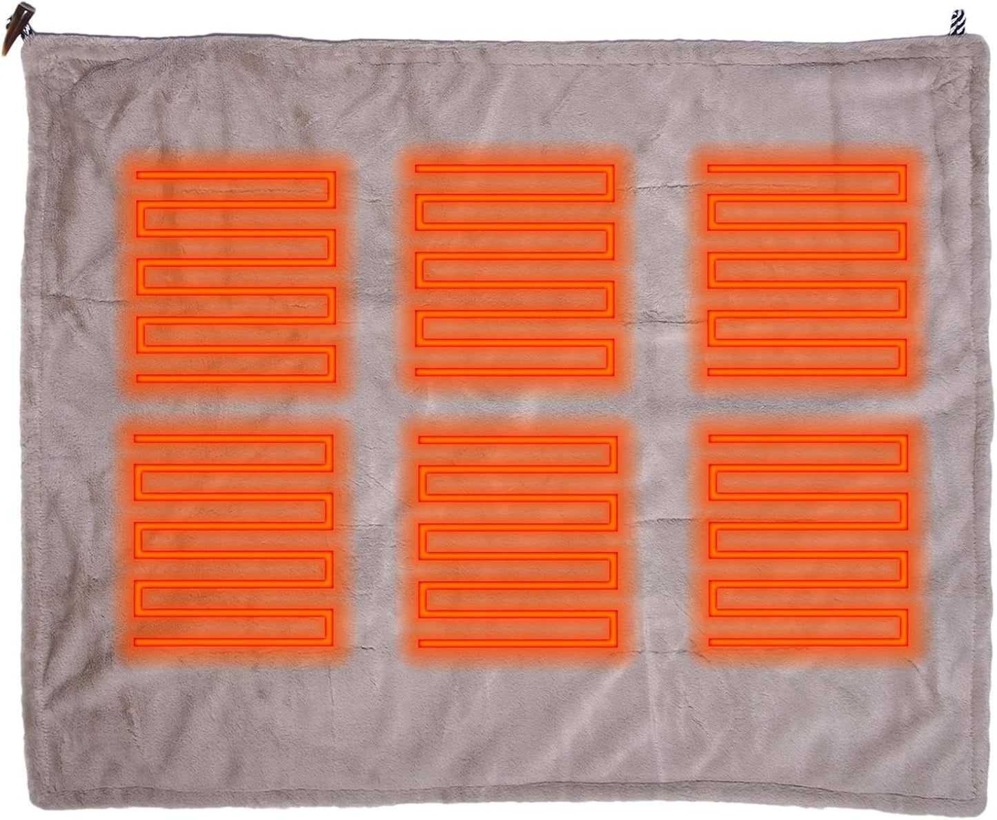 Wearable Electric Heated Blanket, Adjustable Heated Personal Throw Blanket, Camping Electric Personal Throw for Camping, Hiking, Running