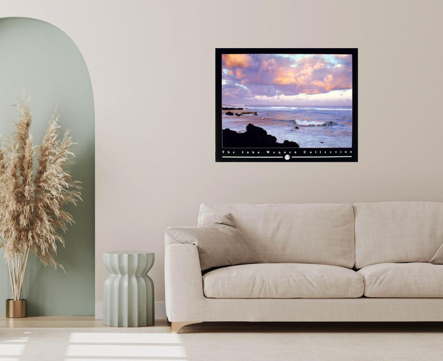Impact Posters Gallery Purple Coastal Mood Sunrise Ocean Scenic Nature Landscape Wall Decor Art Print Poster (16x20)