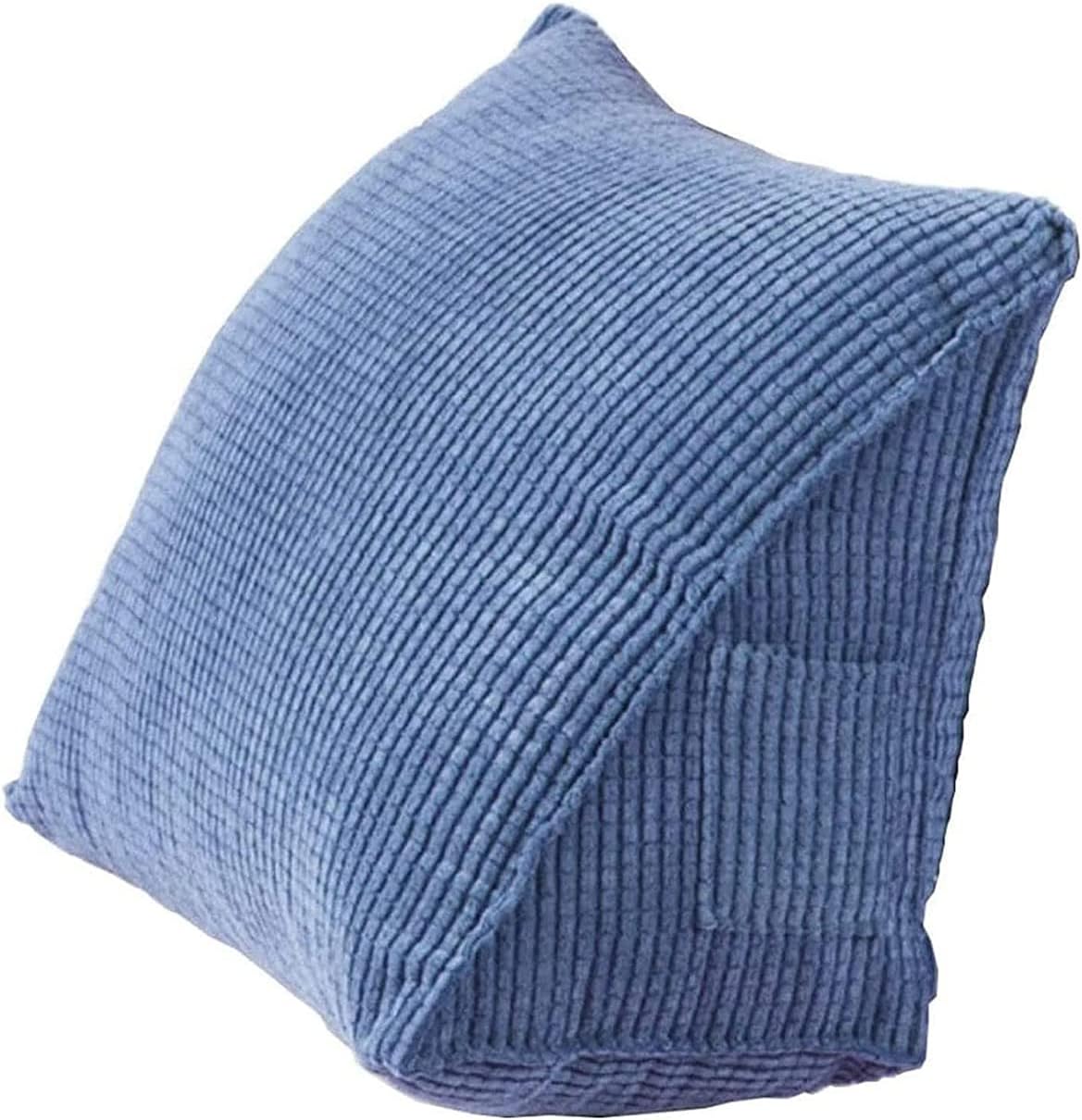 DKULMN Reading Pillow for Sitting Up,Triangle Pillow Reading, Wedge Backrest in Bed/Couch,Triangle Wedge Cushion Pillow Reading Backrest for Office Home Chair Bed Sofa