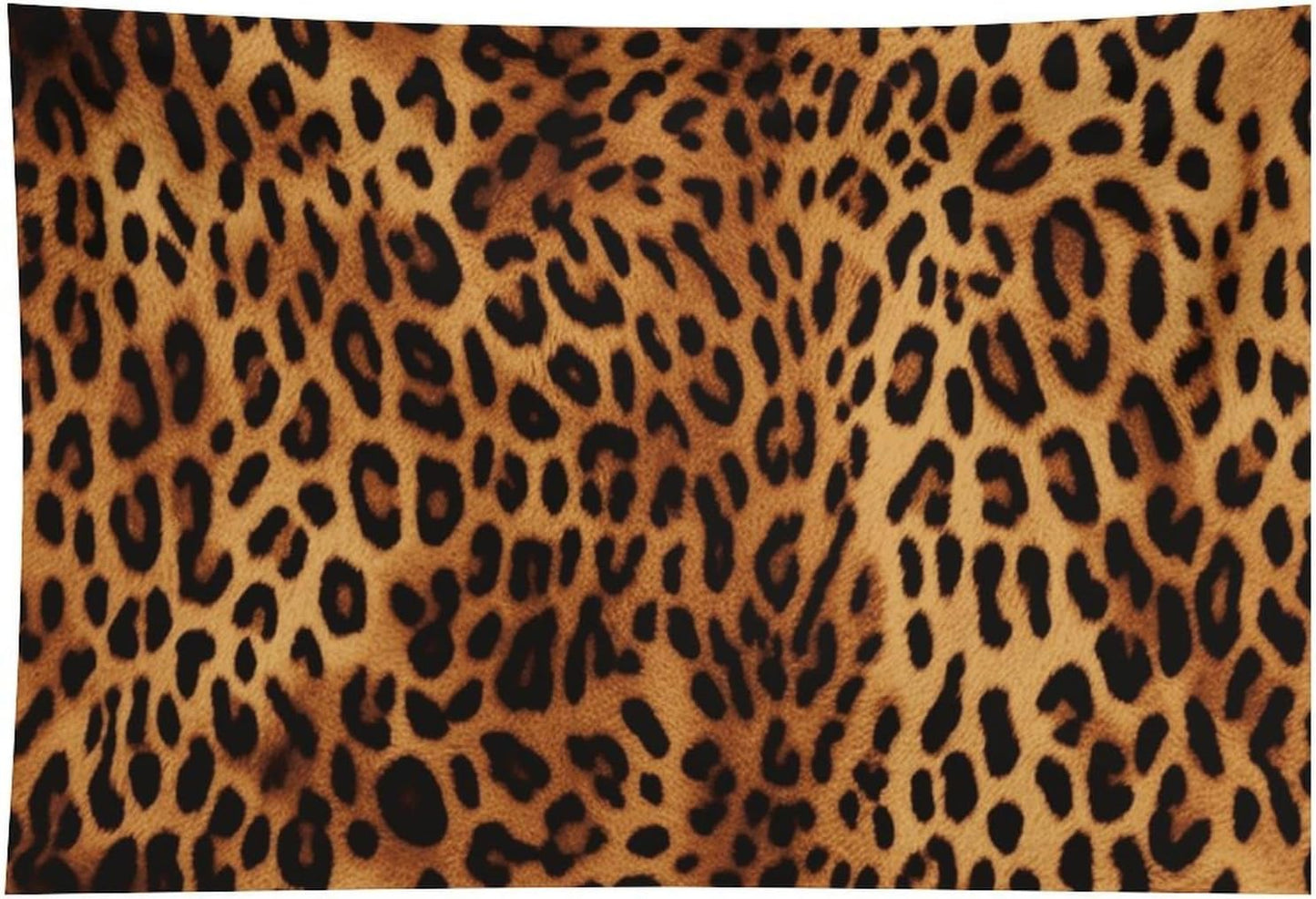 HETVBNS Leopard Print Tapestry Wall Hanging - 60"x90" Aesthetic Tapestries Soft Polyester Wall Art Decor Large Tapestry for Bedroom Living Room Dorm Backdrop, Hanging Kit Included