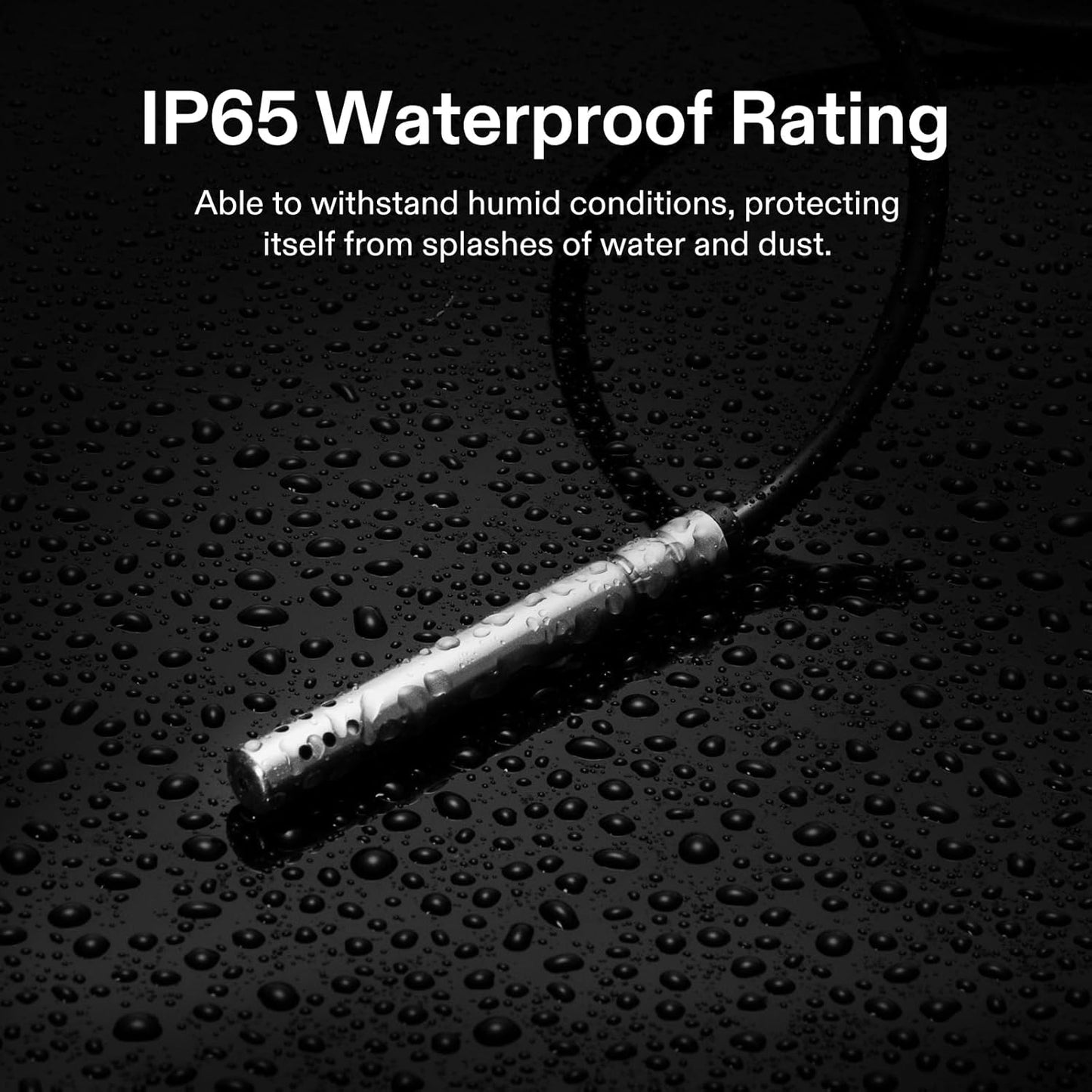 VIVOSUN Temperature & Humidity Sensor Probe, Waterproof Stainless Steel Environmental Monitoring Probe for GrowHub Controller E42/E42A, AeroLab THB1/THB1S, 12ft