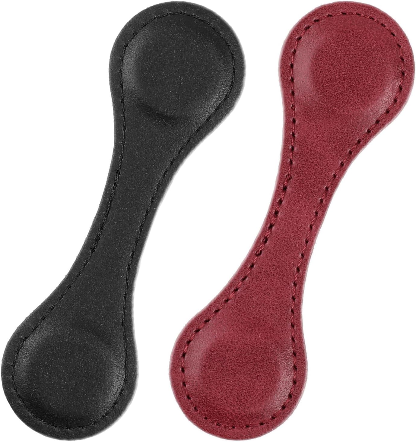 2 Pcs Magnet Leather Bookmark Retro Book Page Holder Vintage Handmade Book Marker Clip Personalized Leather Page Buckles Timeless Reading Accessories for Women Bookworm Lover Readers Teachers