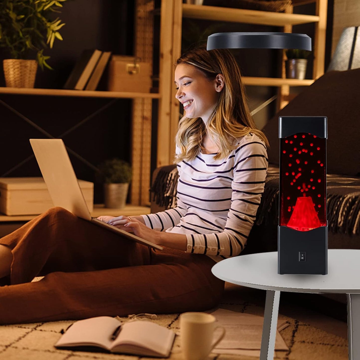 Night Light for Kids,USB Powered Volcano Lamps,Relaxing Nightlight for Kids & Adults,Room Office Desktop Volcano Decoration Mood Night Light, Novelty Gifts for Adults Boys Girls