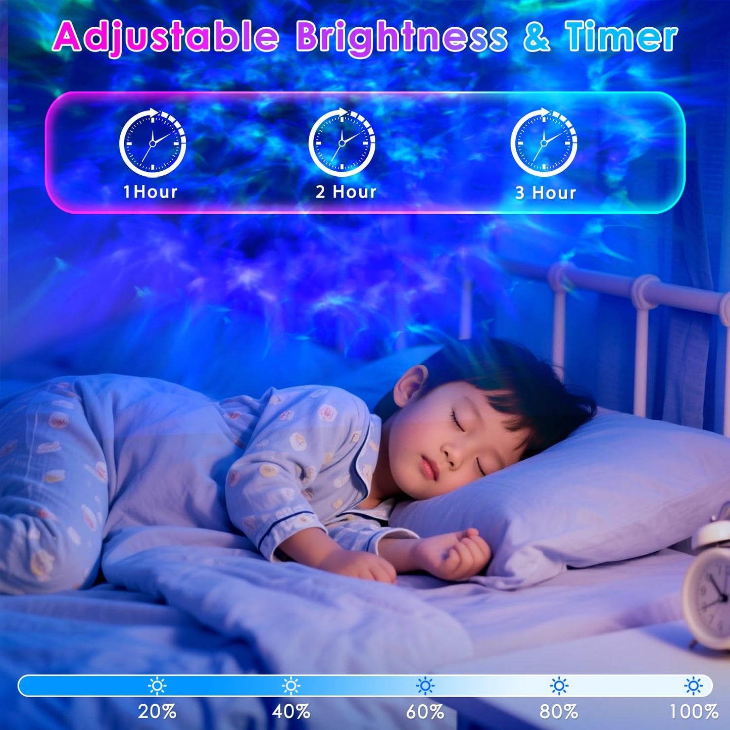 Galaxy Projector for Bedroom, Galaxy Light Projector with 41 Lighting Modes, Starry Nebula Ceiling Night Light with Timer and Remote, Room Decor, for Christmas, Birthdays