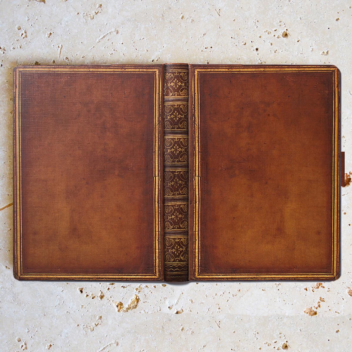KleverCase Universal Book Cover for eBook Readers. Fits All e-Reader Brands Including Kobo, Nook, Kindle Paperwhite (inc 12th Gen & Signature Edition), Kindle, storytel and More. (Tan Brown)