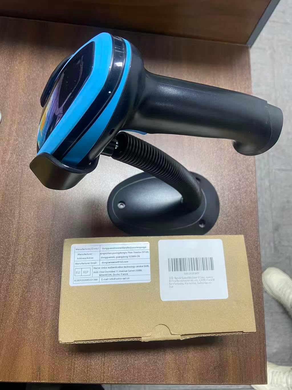 1D Barcode Scanner, Onewscan Wireless Laser Bar Code Scanners with Stand 2.4G Wireless & USB Wired Connection Plug and Play Handheld Bar Code Reader