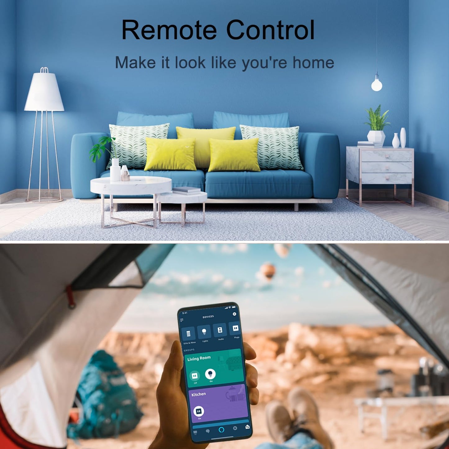 ExIoTy Smart Plug, Works with Alexa Only, Simple Setup with One Voice Command, Voice Control, Remote Control, Timer & Schedule & Group Controller, (Note: 𝘼𝙡𝙚𝙭𝙖 𝙙𝙚𝙫𝙞𝙘𝙚 𝙧𝙚𝙦𝙪𝙞𝙧𝙚𝙙)
