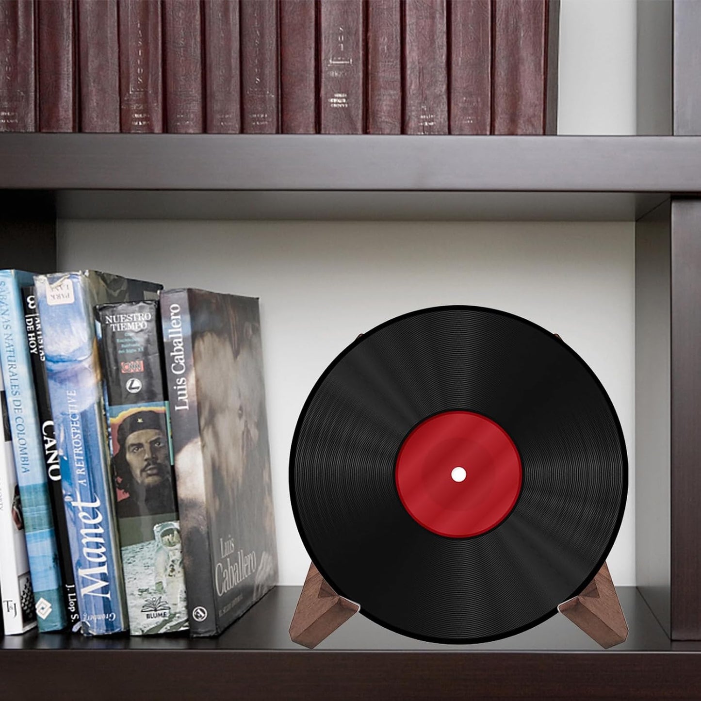 Cook Book Stand Recipe Book Holder CD Display Solid Wooden Cookbook Stand, Recipe Book Holder Countertops for Kitchen Hands-Free Cooking for Kitchen Counter