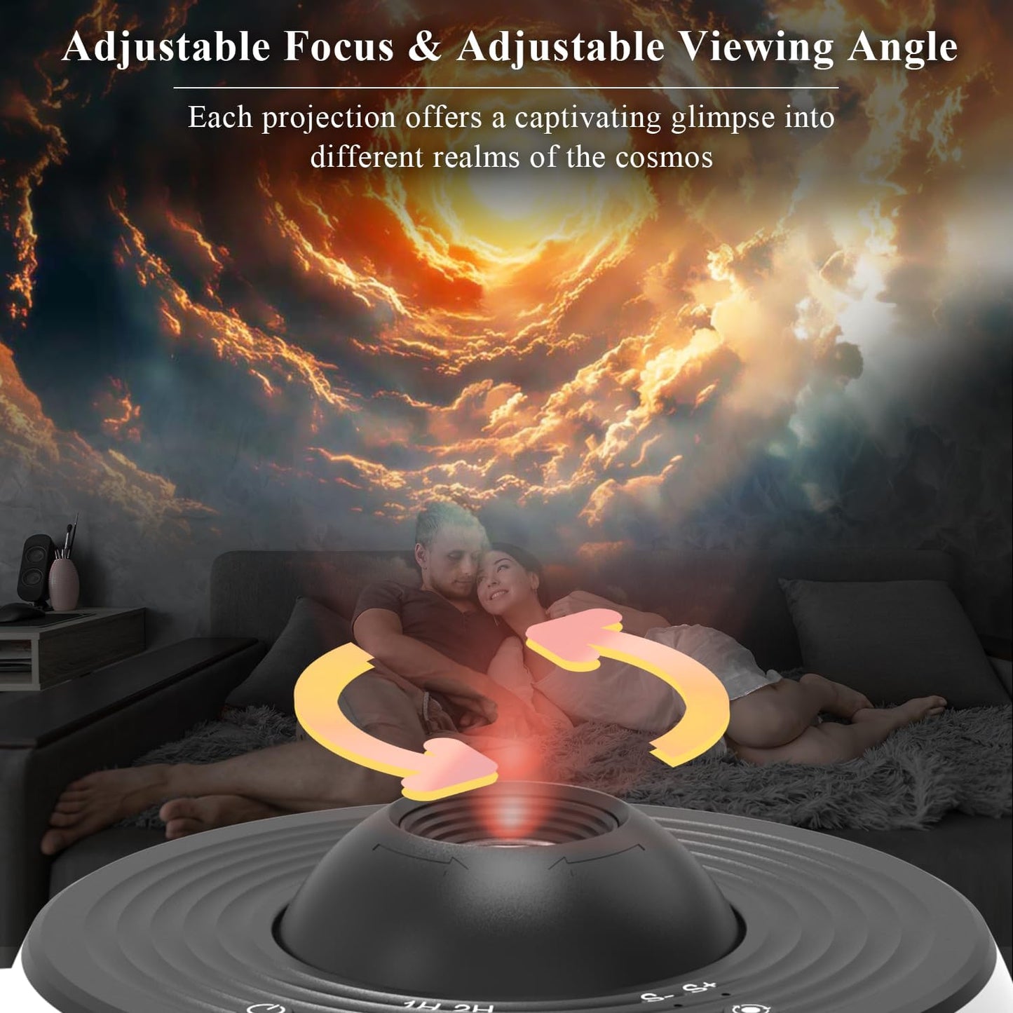 Galaxy Projector Pro, 13 in 1 HD Planetarium Projector Pro with Timer | Nebula & Milky Way Star Light for Ceiling | LED Space Galaxy Bedroom Night Light for Adults Kids