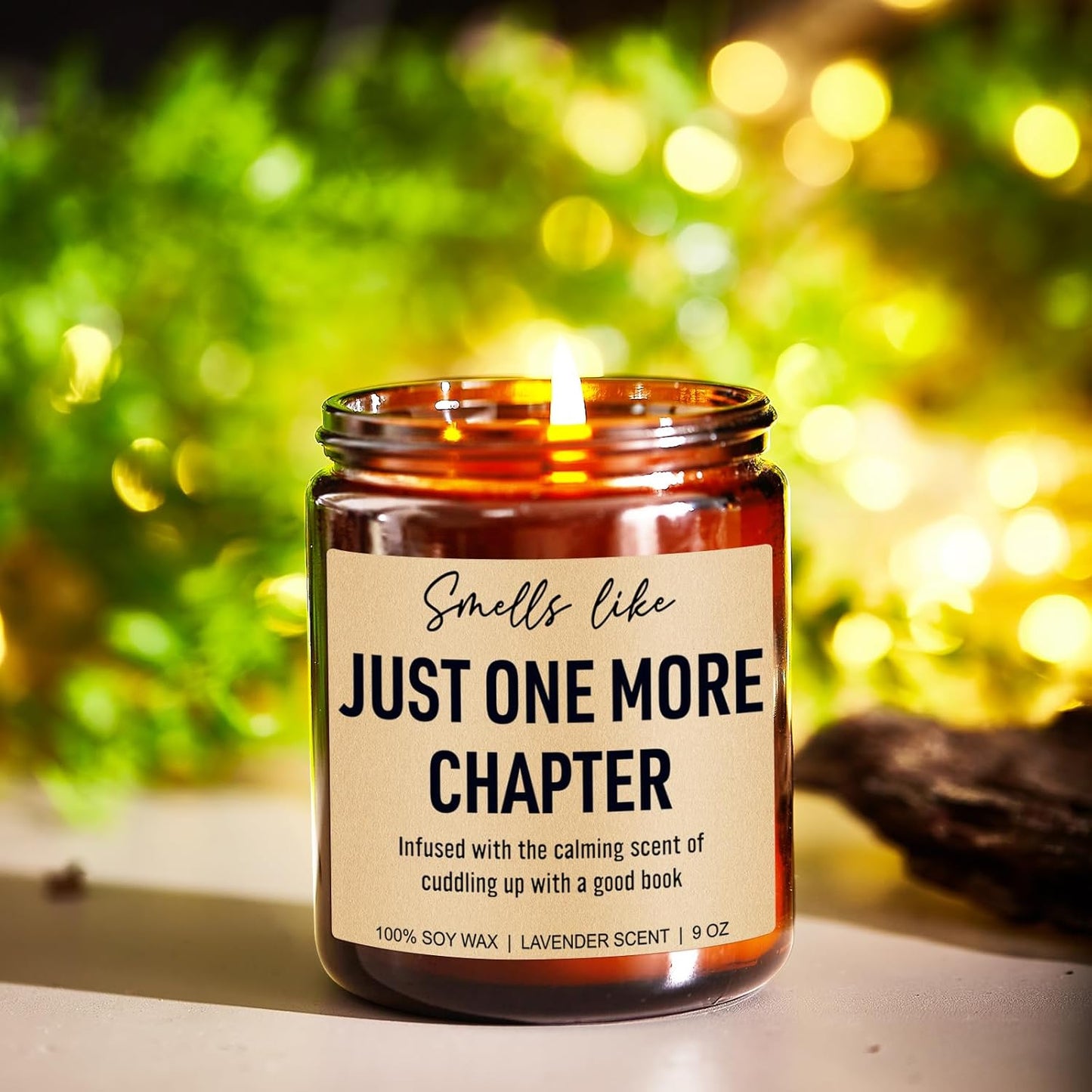 Funny Scented Candle, Book Lovers Gifts, Reading Accessories - Mothers Day, Birthday Gifts for Book Lovers Women, Men, Readers, Librarian, Bookworm, Nerd - Bookish Club Presents - 9 oz