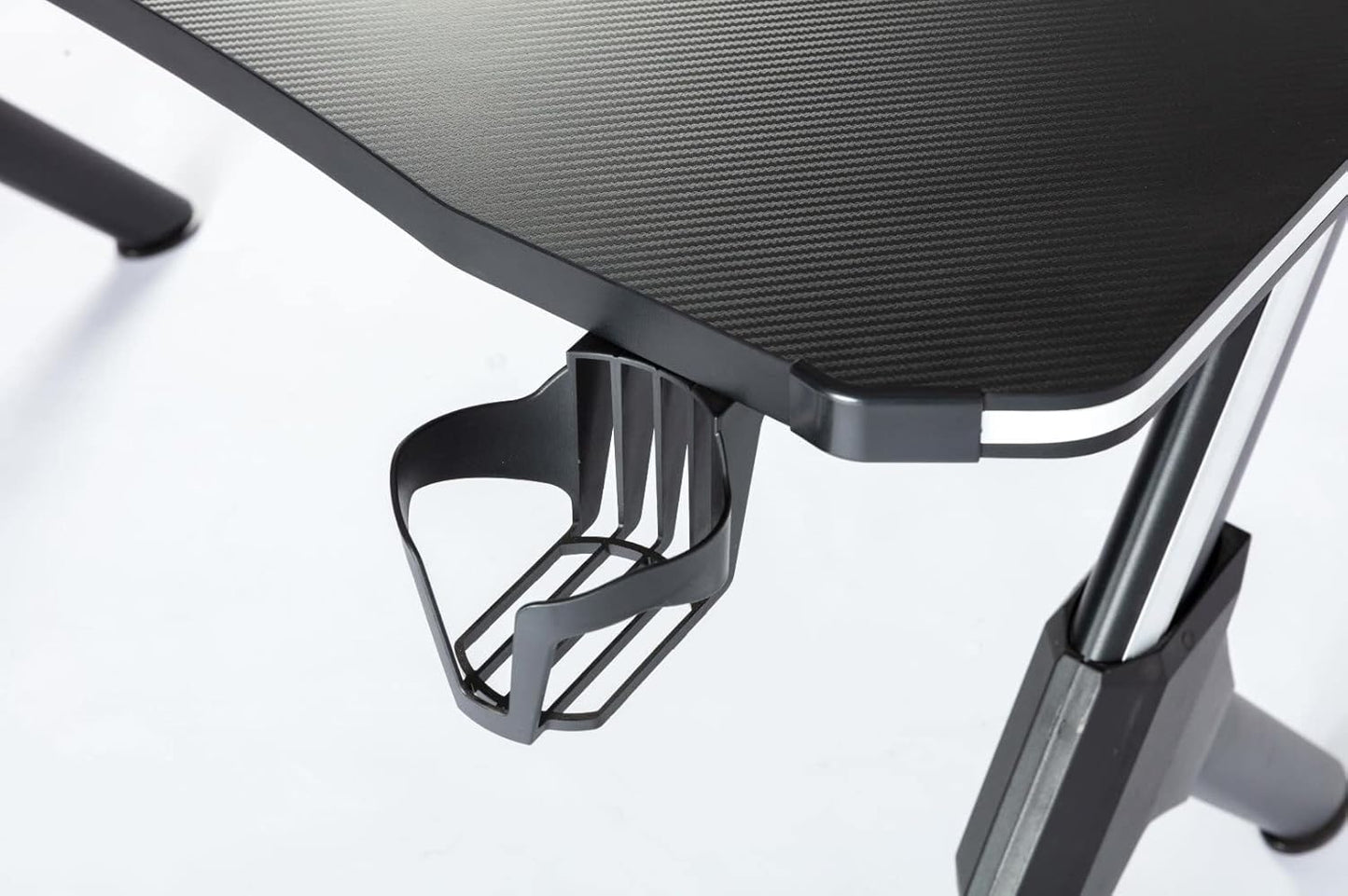 Gaming Drink Cup and Headphone Holder,Anti-Spilling Cup-Holster and Microphone Hook for Table Desk Side Bottle