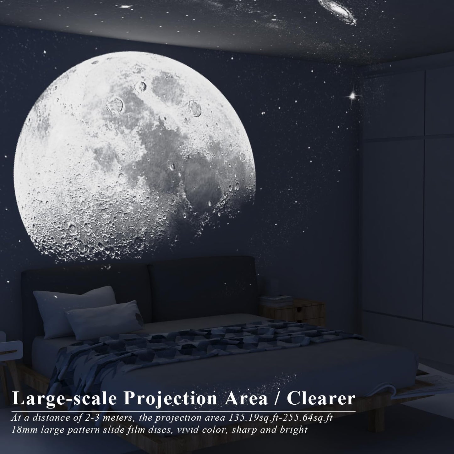 Galaxy Projector Pro for Bedroom Sound Machine, 13 in 1 Planetarium Projector Pro with White Noises, Bluetooth Speaker, Remote, Night Light Christmas Gifts for Teens Girls Boys Kids Adults