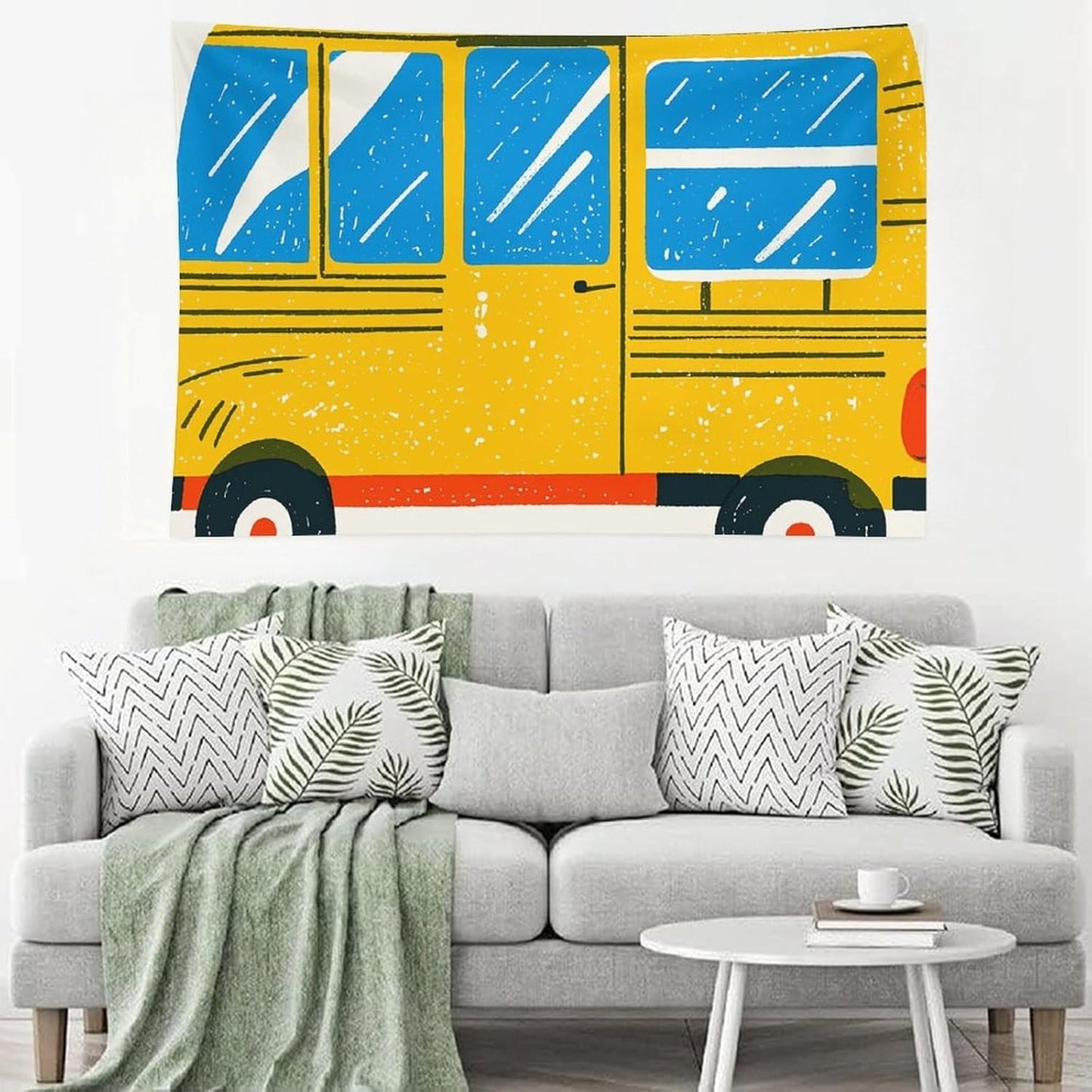 HETVBNS Car Print Tapestry Wall Hanging - 60"x90" Aesthetic Tapestries Soft Polyester Wall Art Decor Large Tapestry for Bedroom Living Room Dorm Backdrop, Hanging Kit Included