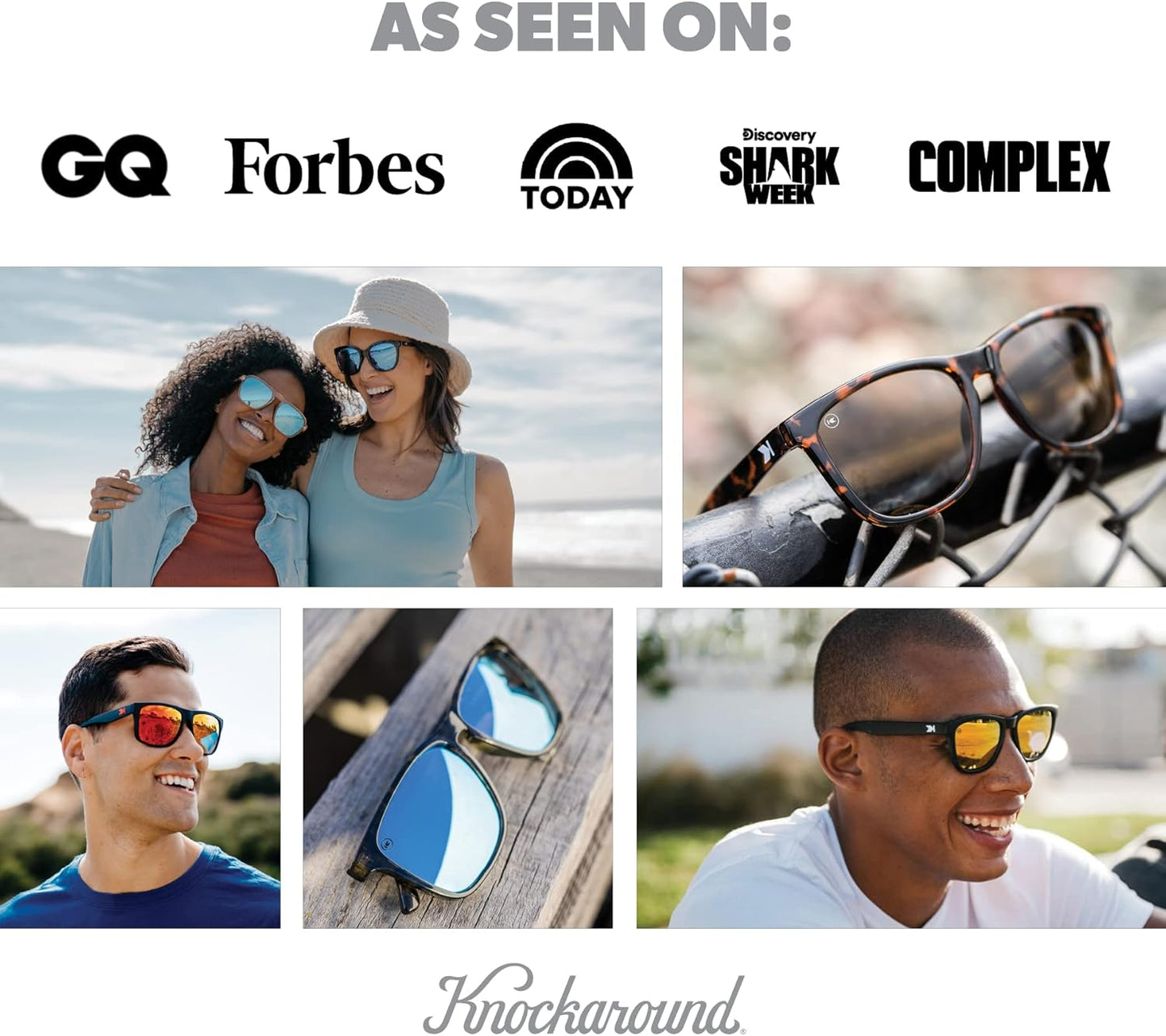Knockaround Pacific Palisades Polarized Sunglasses for Men & Women - Retro Sunglasses - UV400 Protection