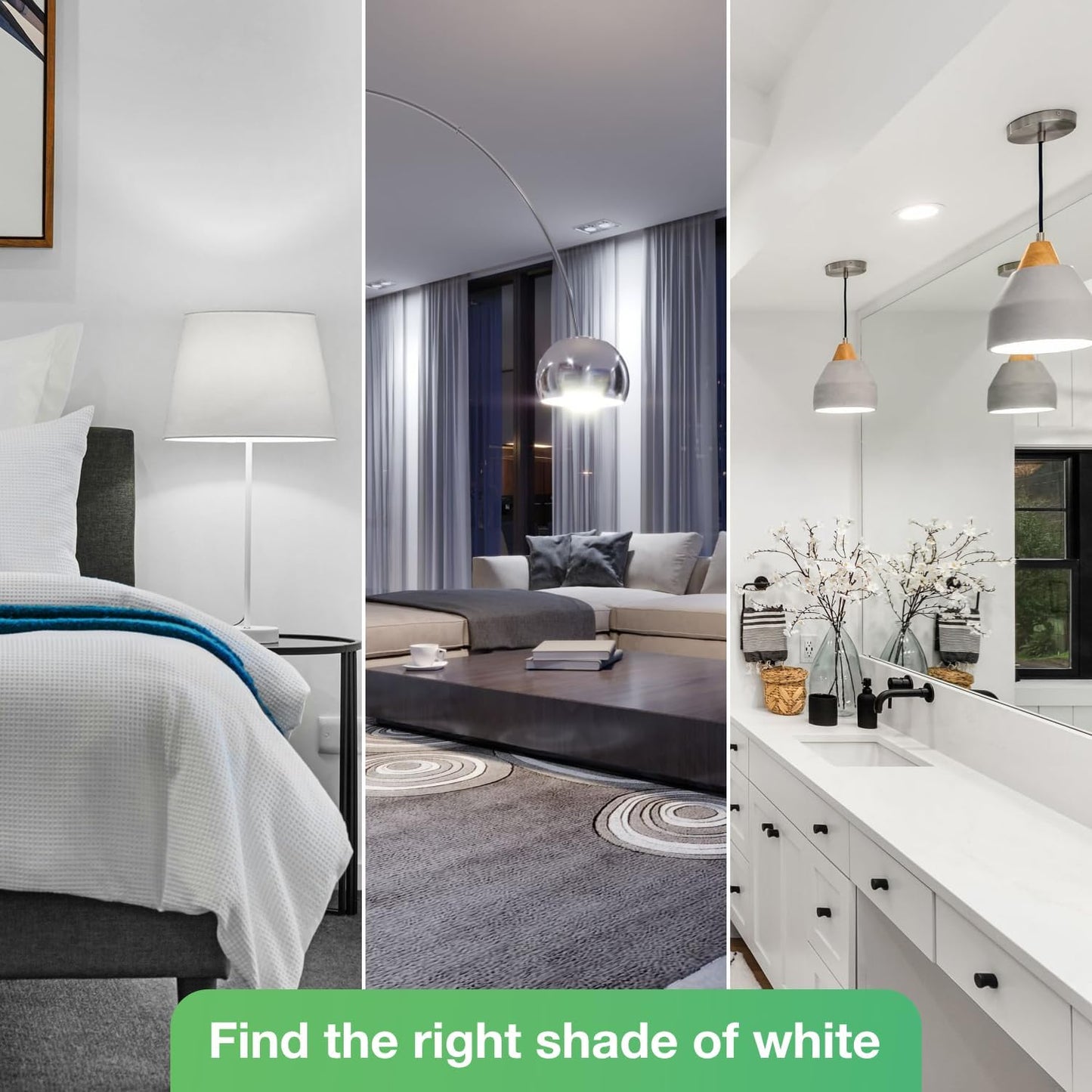 LED Light Bulbs, 100 Watt Equivalent LED Bulbs A19, 5000K Daylight Light Bulb, 1500 Lumens, E26 Standard Base, Non-Dimmable, 13W Bright White LED Bulbs for Bedroom Home Office, 12 Pack