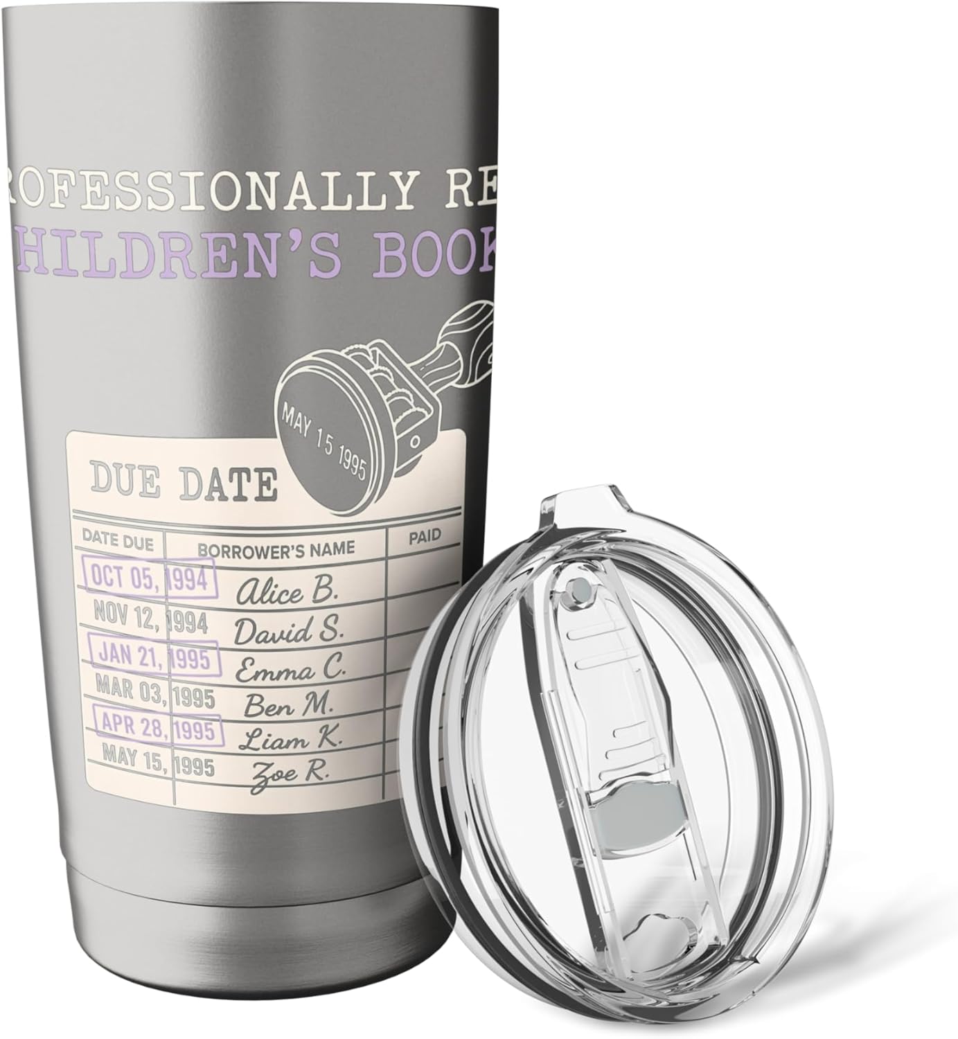 Still Read Childrens Books Librarian Teacher Reader Stainless Steel Insulated Tumbler