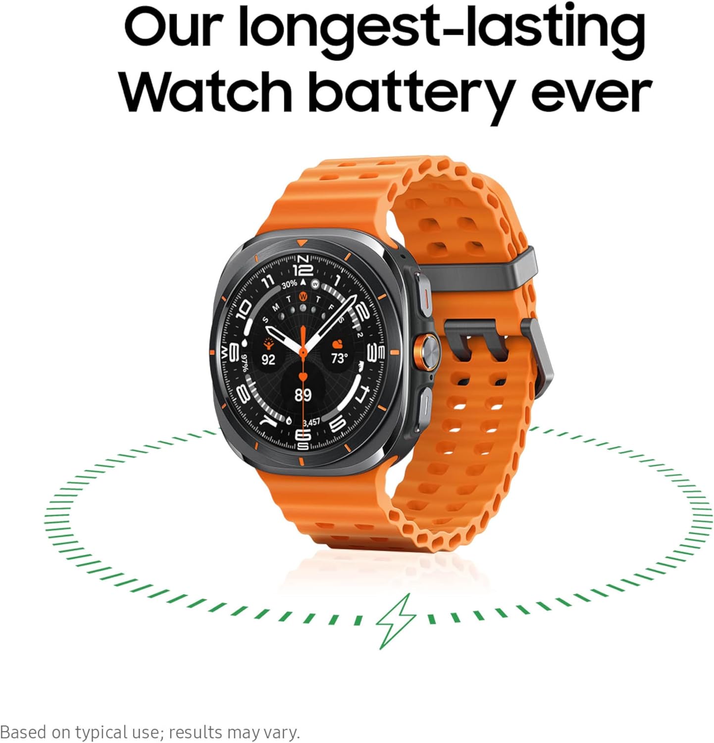 Samsung Galaxy Watch Ultra (2025) 47mm LTE Smartwatch, Titanium Casing, Advanced Sleep Coaching, Running Coach, Energy Score, Heart Rate Tracking, GPS, Titanium White [US Version, 2 Yr Warranty]